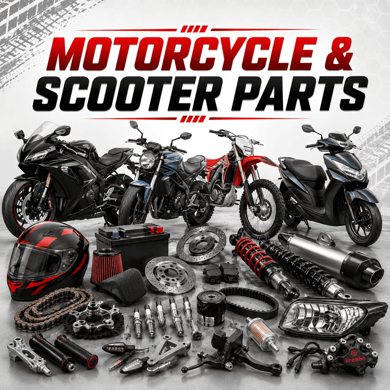 Motorcycle and Scooter Parts