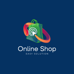 Colorful Abstract Online Shop Free Logo