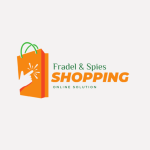 Orange And Green Modern Online Shop Logo